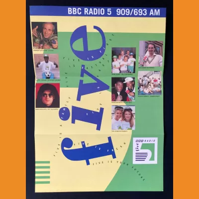 BBC Radio 5 leaflet - early 90s