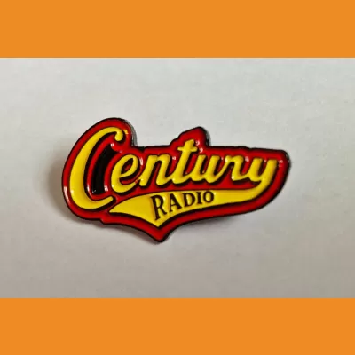 Century Radio pin badge