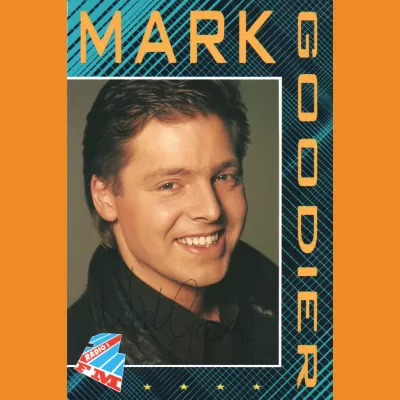 Mark Goodier Radio 1 photocard 1988/89