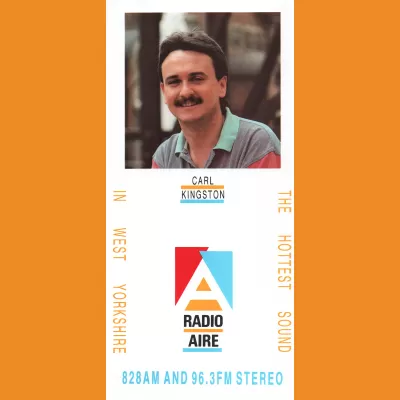 Radio Aire Carl Kingston Photocard 1989