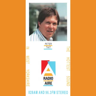 Radio Aire Peter Tait Photocard 1989