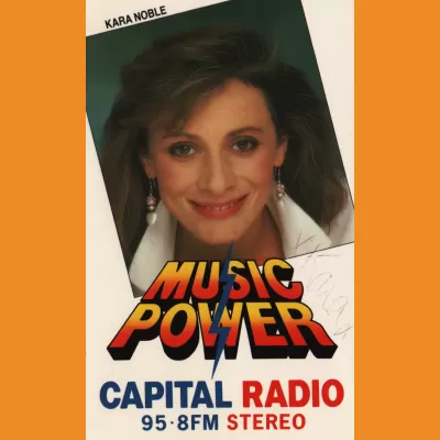 Capital Radio Kara Noble 1990 Photocard