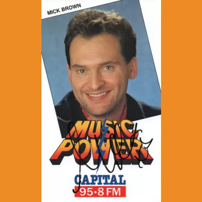 Capital Radio Mick Brown 1990 Photocard