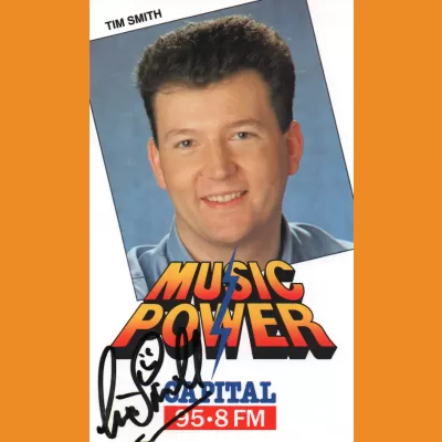 Capital Radio Tim Smith 1990 Photocard
