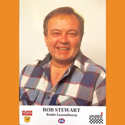 Radio Luxembourg Bob Stewart Photocard