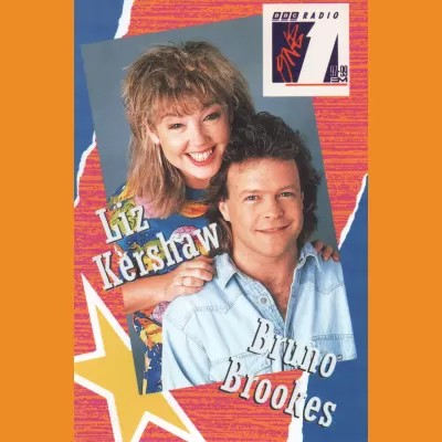 Radio 1 Bruno and Liz 1990 Photocard