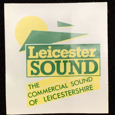 Leicester Sound "The Commercial Sound of Leicestershire" sticker