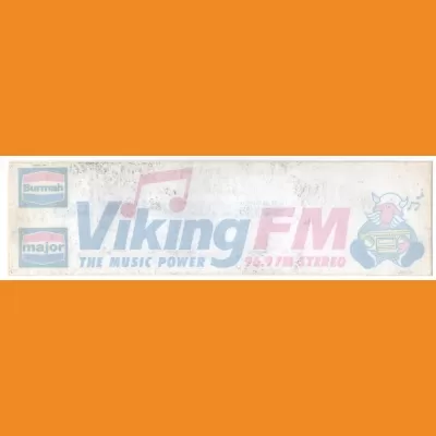 Viking FM "The Music Power" sticker