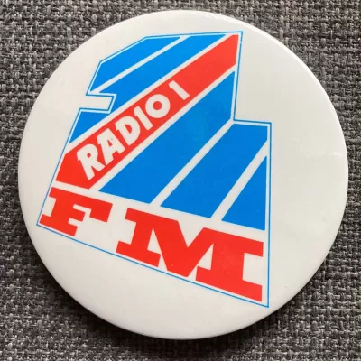 BBC Radio 1 Badge - 1988-1990