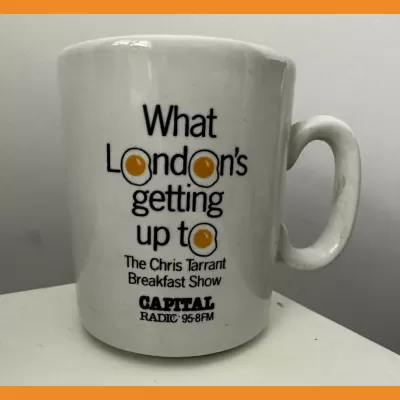 Capital FM Chris Tarrant breakfast show mug