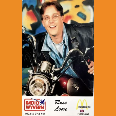 Russ Lowe Radio Wyvern photocard 1990s