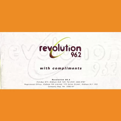 96.2 The Revolution Pre-launch Compliments Slip 1999