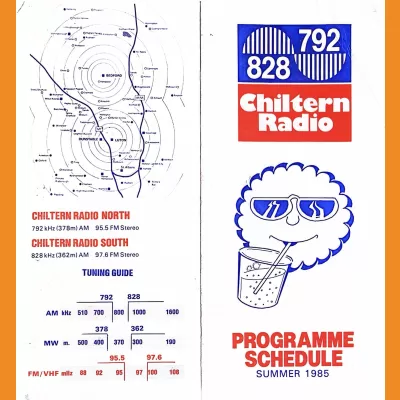 Chiltern Radio Programme Schedule Summer 1985