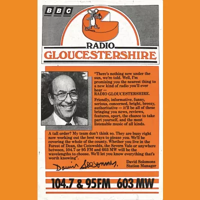 BBC Radio Gloucestershire Pre-launch leaflet Summer 1988