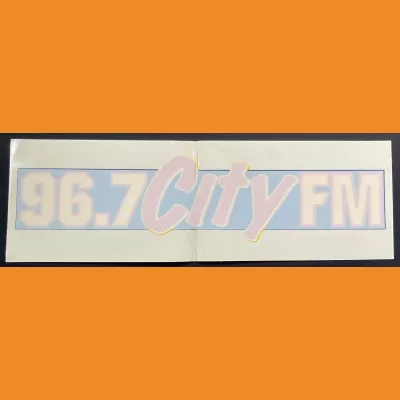 96.7 City FM window sticker 1997/98