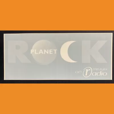 Planet Rock window sticker