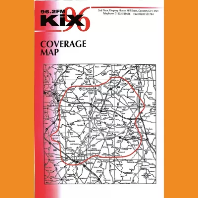 KiX 96 Coverage & Demographic Information 1995