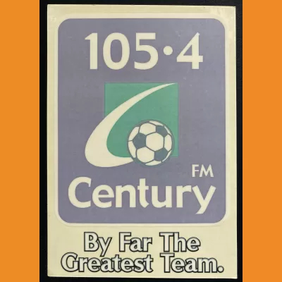 105.1 Century FM sport window sticker