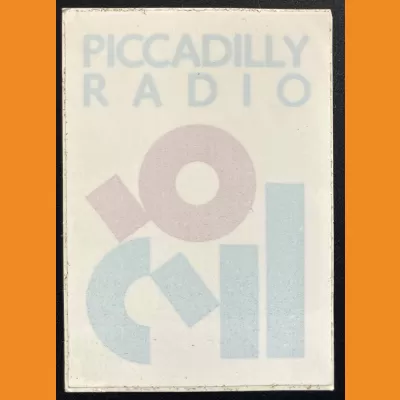 Piccadilly Radio car sticker 1987/88
