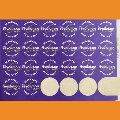 96.2 The Revolution Sticker Sheet 1999