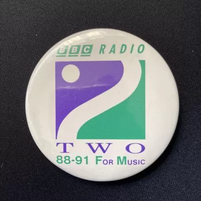 BBC Radio 2 badge - 1990
