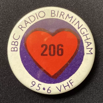 BBC Radio Birmingham 206 / 95.6 badge