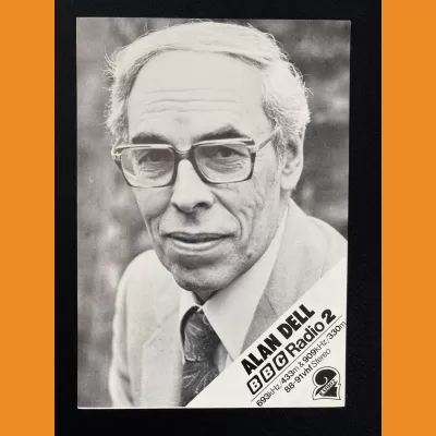Alan Dell BBC Radio 2 photocard 1980s