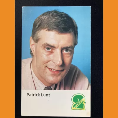 Patrick Lunt BBC Radio 2 photocard - late 80s