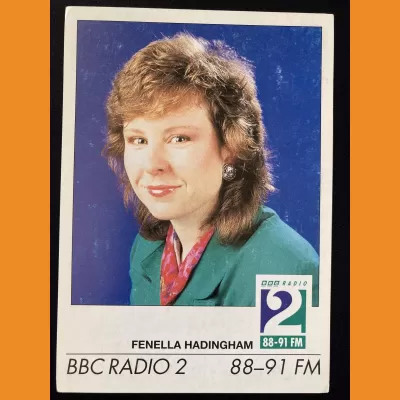Fenella Hadingham BBC Radio 2 photocard - mid 90s