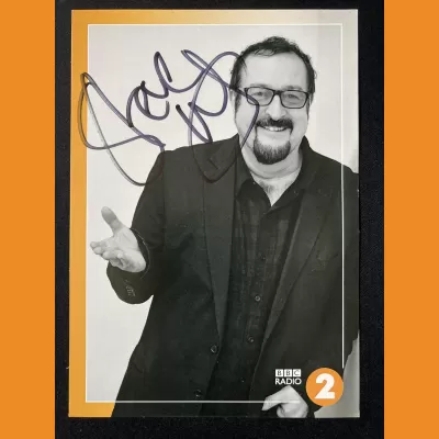 Steve Wright BBC Radio 2 photocard (signed) - 2018/19