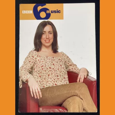 Claire McDonnell BBC 6 Music photocard - 2000s