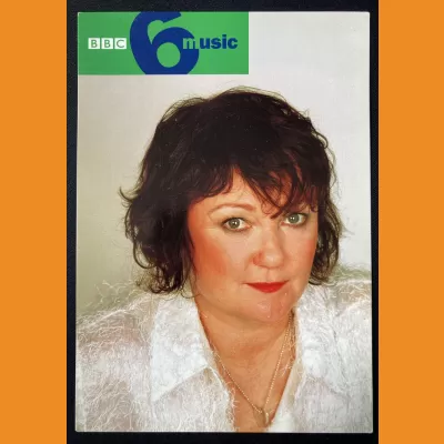 Janice Long BBC 6 Music photocard - 2000s