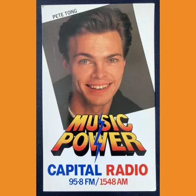 Pete Tong Capital Radio photocard - 1987/88