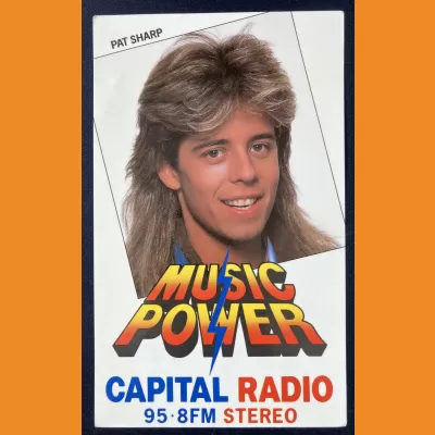 Pat Sharp Capital Radio photocard - 1987/88