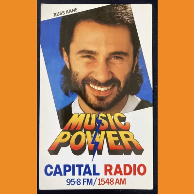 Russ Kane Capital Radio photocard - 1987/88