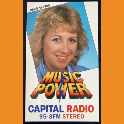 Hazel Murray Capital Radio photocard - 1987/88