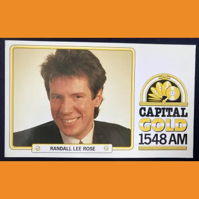 Randall Lee Rose Capital Gold photocard - 1990s