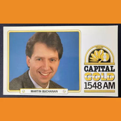 Martin Buchanan Capital Gold photocard - 1990s