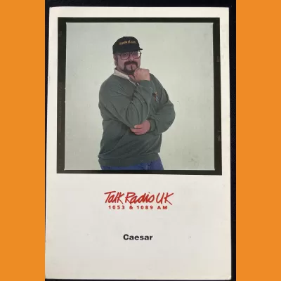 Caesar Talk Radio UK photocard 1990s