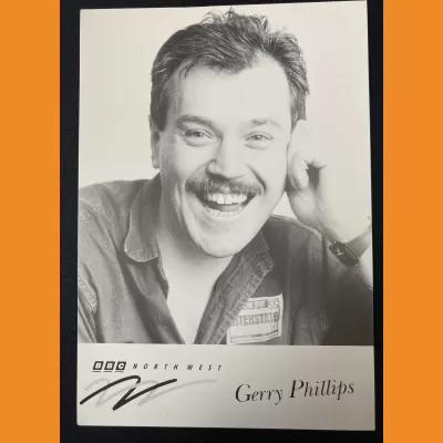 Gerry Phillips BBC North West photocard
