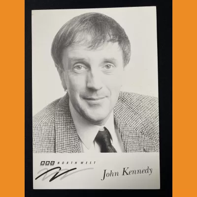 John Kennedy BBC North West photocard