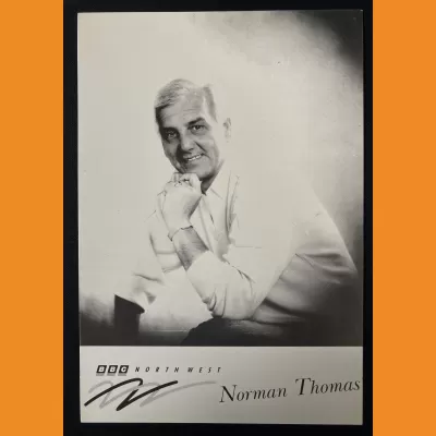Norman Thomas BBC North West photocard