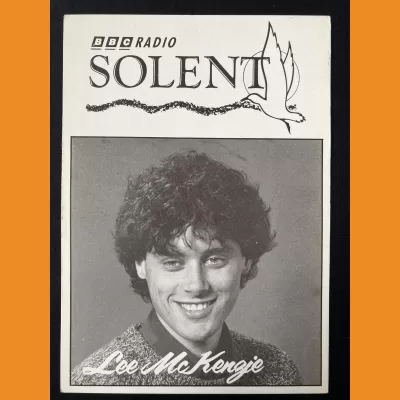 Lee McKenzie BBC Radio Solent photocard 1990s