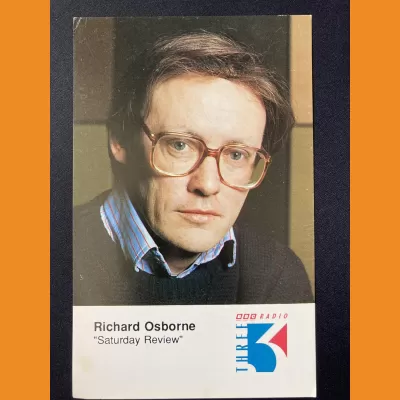 Richard Osborne BBC Radio 3 photocard