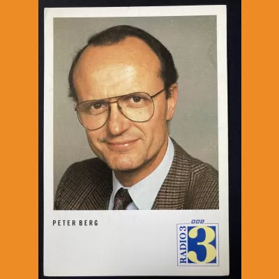 Peter Berg BBC Radio 3 photocard