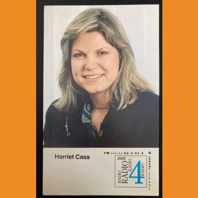 Harriet Cass BBC Radio 4 photocard