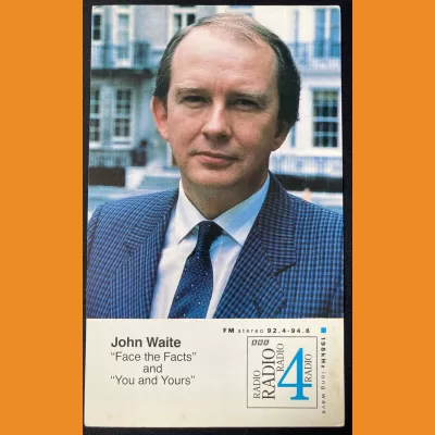 John Waite BBC Radio 4 photocard
