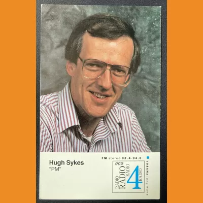 Hugh Sykes BBC Radio 4 photocard