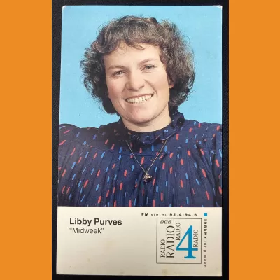 Libby Purves BBC Radio 4 photocard