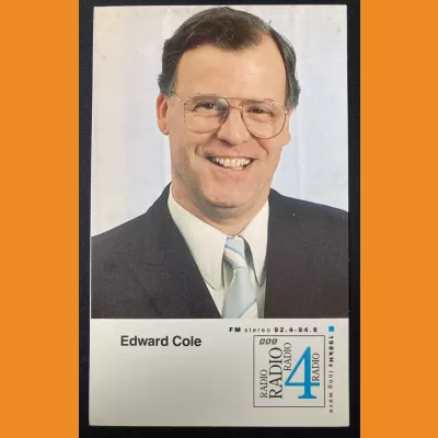 Edward Cole BBC Radio 4 photocard